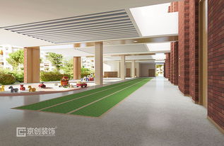 鄭州夏灣幼兒園裝修設計案例效果圖賞析 京創裝飾公司