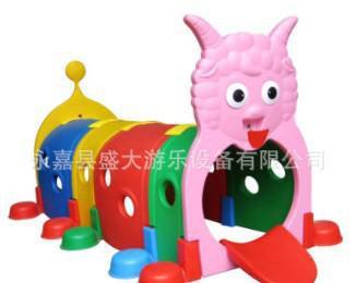 【兒童隧道 喜洋洋隧道 幼兒塑料游戲鉆洞 幼兒園玩具小精靈隧道】價格_廠家_圖片 -