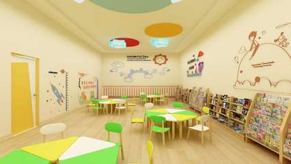 幼兒園現(xiàn)場實拍圖