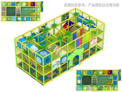 【義烏康美玩具供應(yīng)兒童室內(nèi)大型攀爬游樂(lè)設(shè)備三層淘氣堡】?jī)r(jià)格,廠家,圖片,淘氣堡,義烏康美玩具-